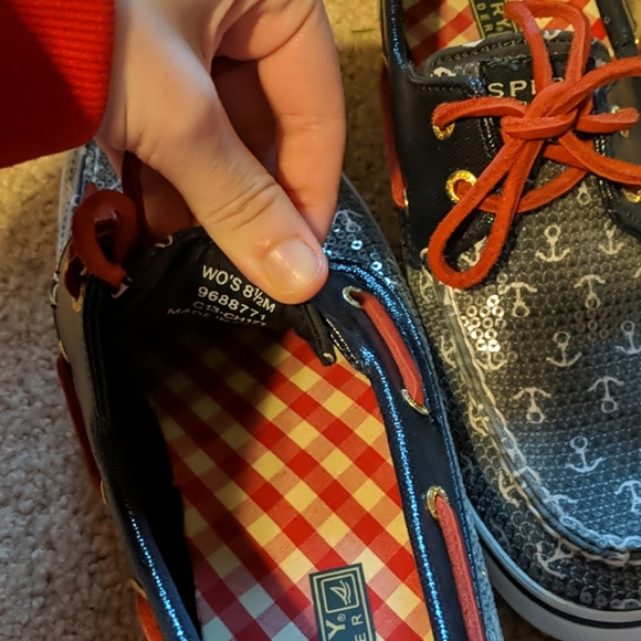 Sperry Topsiders Nautical Sequin shoes - Picture 2 of 3